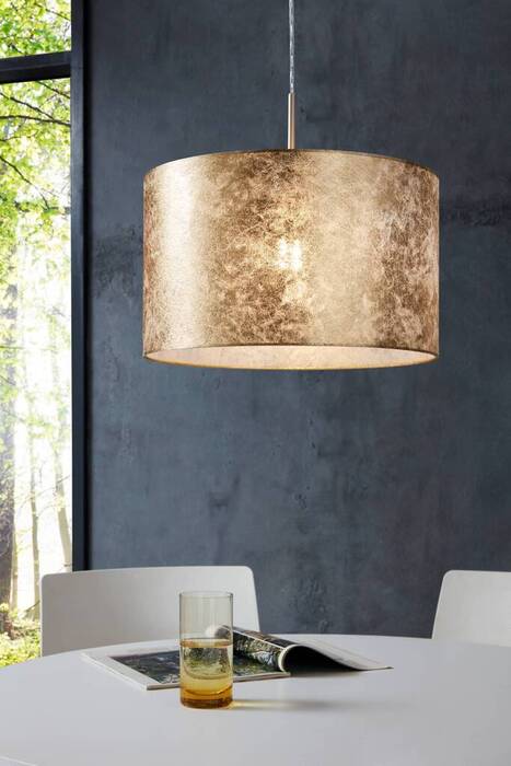 Eglo Viserbella pendel Ø38 cm guld/champagne